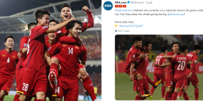FIFA chính thức lên tiếng xác nhận, ĐT Việt Nam đi vào lịch sử bóng đá thế giới!