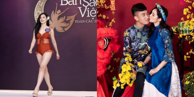 Phản ứng của hot boy  ĐT Việt Nam khi bạn gái tham gia Hoa hậu Bản sắc Việt toàn cầu 2019?