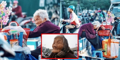 Bà cụ lưng còng gục đầu bên gánh hàng rong giữa lòng Hà Nội: "Tôi đã đăng ký hiến xác cho y học"
