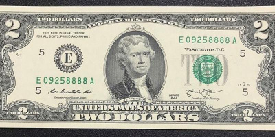 Vì sao tờ 2 USD lại được gọi là đồng tiền may mắn?