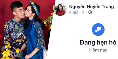 Huyền Trang "đánh dấu chủ quyền" với hot boy số 1 đội tuyển Việt Nam khi làm điều này