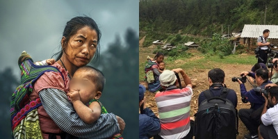 Bức ảnh chụp mẹ con người dân tộc VN đoạt giải thưởng 2,7 tỷ thực chất là ảnh dàn dựng?