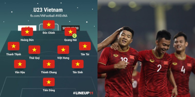 Đội hình CHÍNH THỨC U23 Việt Nam đối đầu U23 Indonesia: Kỳ vọng Quang Hải, Đức Chinh toả sáng!