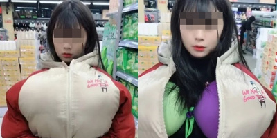 Gái xinh có vòng 1 "khủng" gây náo loạn siêu thị, nhưng sự thật phía sau khiến nhiều người ngã ngửa