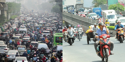 Hà Nội: Người dân lo lắng trước đề án thí điểm cấm xe máy đường Lê Văn Lương hoặc Nguyễn Trãi