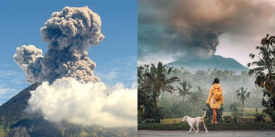Núi lửa lịch sử tại Bali lại "thức giấc", hàng nghìn du khách có thể bị mắc kẹt