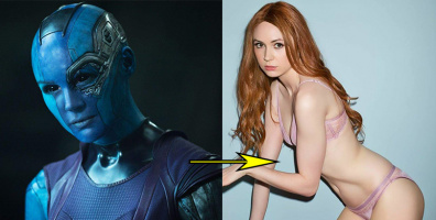 Mỹ nhân thủ vai Nebula trong Avengers: Tròn mắt ngắm cô nàng lột bỏ lớp "vỏ" xanh