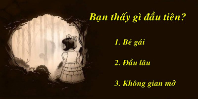 Hình ảnh đầu tiên bạn nhìn thấy sẽ tiết lộ bạn là người hài hước, sáng tạo hay biết thấu hiểu