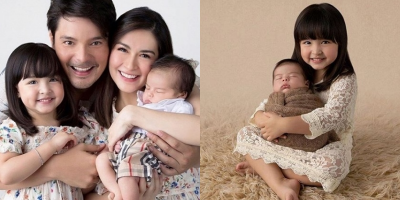 2 nhóc tỳ gia đình "mỹ nhân đẹp nhất Philippines" khiến fan "tan chảy" vì quá đáng yêu
