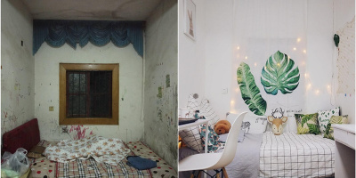Những căn phòng trọ vừa cũ, vừa bẩn được biến hình "sang xịn mịn" khiến dân mạng mê mệt