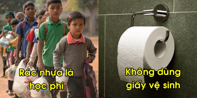 Không dùng giấy vệ sinh, thu học phí bằng nhựa thải… Ấn Độ cứ như một hành tinh khác vậy