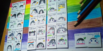 Minh họa sơ đồ lớp bằng hình ảnh tự vẽ, nữ sinh lớp 12 khiến CĐM khen ngợi hết lời