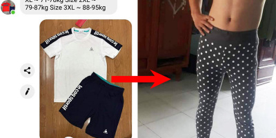 Mua áo thể thao chàng trai nhận lại quần thun chấm bi, CĐM: "Lại câu like chứ ngu mới nhận hàng này"