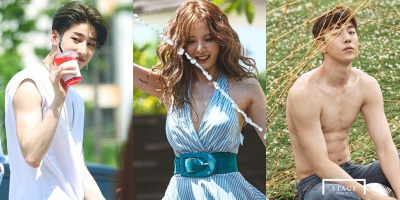 BXH sao Hàn có vẻ đẹp quyến rũ phù hợp với concept "công viên nước mùa hè"