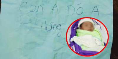 Bé trai 1 tháng tuổi bị bỏ rơi ngoài công viên kèm tờ giấy nhắn: "Con anh đó anh Hưng"