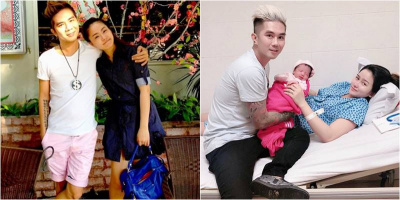 Vợ hot girl kém 8 tuổi của Khánh Đơn đã sinh con gái đầu lòng