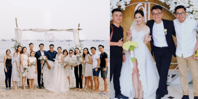 Vợ cố diễn viên Duy Nhân tổ chức lễ cưới lãng mạn trên bãi biển