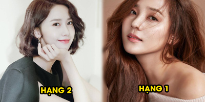 BXH mỹ nhân đẹp nhất Kpop gọi tên Eugene, YoonA, Suzy
