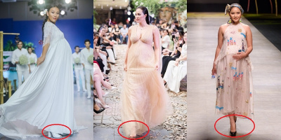 "Thót tim" khi mỹ nhân Việt đi giày cao gót trình diễn thời trang
