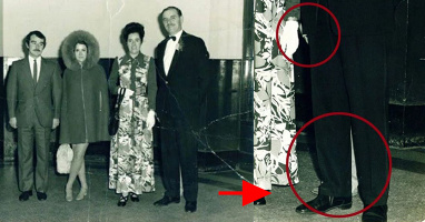 Phát hiện "người lạ" trong bộ ảnh đám cưới 47 năm trước
