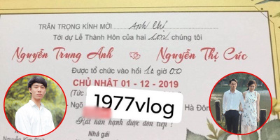 Ông giáo 1977 Vlog - Nguyễn Trung Anh chính thức tổ chức lễ cưới