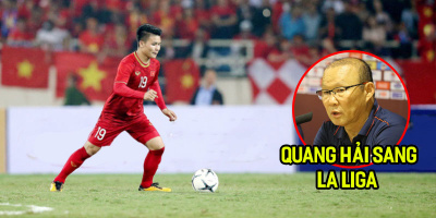 HLV Park Hang-seo: "Quang Hải được mời sang Tây Ban Nha thi đấu"