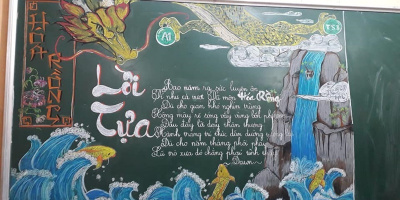 "Báo bảng" - trào lưu chào mừng ngày 20/11 của học sinh