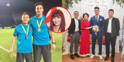 Phương Thanh háo hức được mời đám cưới của thủ môn Nguyễn Văn Hoàng