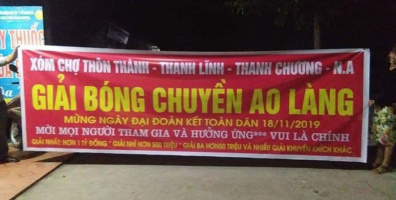 Chỉ 1 giải bóng chuyền "ao làng", tổng giải thưởng lên hẳn 2 tỷ