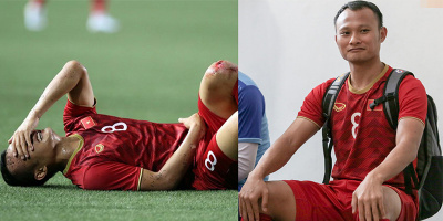 Trọng Hoàng ái ngại che vết thương trước ngày đá trận chung kết
