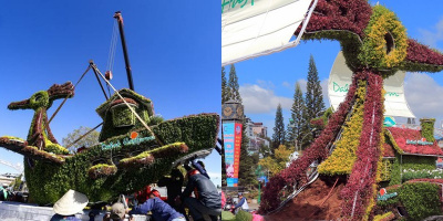 Hàng chục chậu hoa bày festival Đà Lạt không cánh mà bay sau 1 đêm