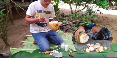 Xuất hiện loại quả mang tên dừa sữa miền Tây độc đáo đang nổi như cồn