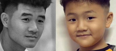 Con trai diễn viên Thu Quỳnh gây sốt vì quá giống cầu thủ Hà Đức Chinh