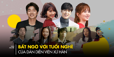 Bất ngờ trước tuổi nghề của dàn diễn viên đình đám xứ Hàn