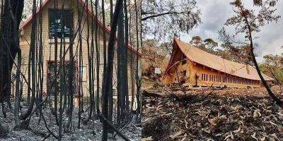 Sau đám cháy rừng ở Úc, ngôi chùa của nhà sư gốc Việt vẫn vẹn nguyên