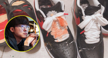 Faker đón năm mới với pha 'tự hủy' đôi giày G-Dragon giá gần trăm "củ"