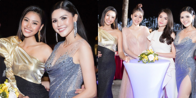 Dàn Hoa hậu, Á hậu lộng lẫy dự sự kiện đầu năm