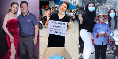 Sao Việt xuống đường phát khẩu trang miễn phí giữa dịch virus corona
