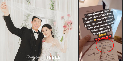 Duy Mạnh khiến hội anh em FA "kêu trời" khi nhận thiệp cưới