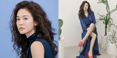 Song Hye Kyo khoe bộ ảnh mới với tóc xù cá tính, đẹp như nữ thần