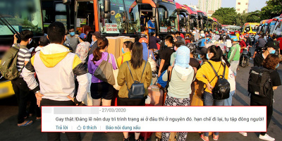 Nhiều người đổ về bến xe rời TP.HCM trước khi tuyến liên tỉnh cắt giảm