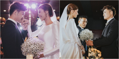 Khoảnh khắc lãng mạn trong đám cưới của Cẩm Tú - Thiên Nguyện