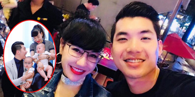 Trương Nam Thành khoe khung ảnh hạnh phúc bên vợ và hai con sinh đôi