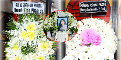 Sao Việt đau buồn gửi vòng hoa đến viếng đám tang của Mai Phương