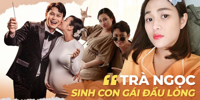 Diễn viên Trà Ngọc kể về khoảnh khắc "vượt cạn" đón con gái đầu lòng