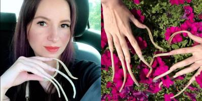 Cô gái có bộ móng tay dài nhất nước Nga: Bỏ nhiều sở thích để giữ móng