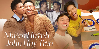 John Huy Trần và bạn đời đồng tính "soái ca" kỉ niệm 2 năm ngày cưới