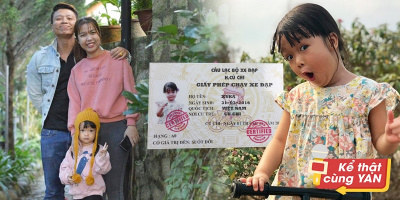 CDM "tan chảy" vì cô bé mới 4 tuổi đã biết đạp xe, trượt patin