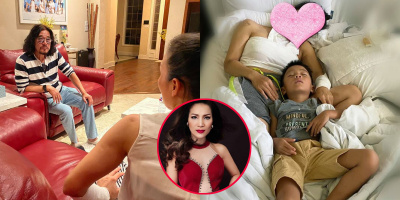 Xót xa hình ảnh Hồng Ngọc cố ngồi dậy để đón khách sang thăm