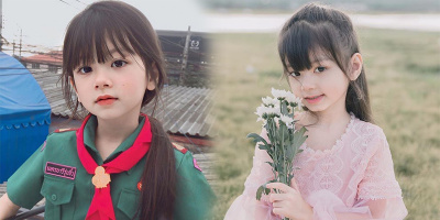 Bé gái gây sốt MXH vì quá xinh và giống diễn viên Baifern